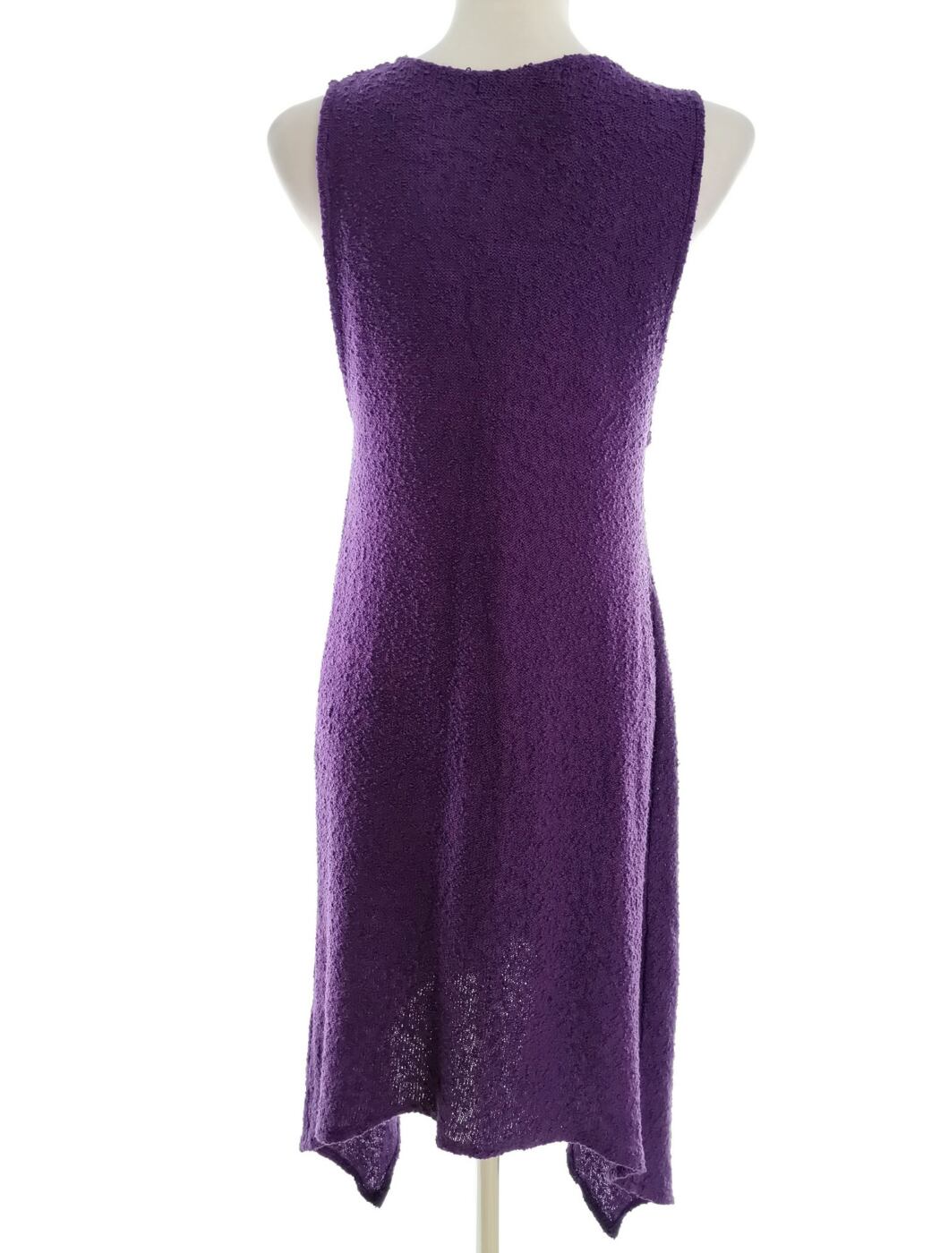 Naturally Rozmiar ONE SIZE (38/40) Kolor Fioletowy Okrągły dekolt Sukienka Sweterkowa Bezrękawnik Midi Materiał Rayon Naturally Rozmiar ONE SIZE (38/40) Kolor Fioletowy Okrągły dekolt Sukienka Sweterkowa Bezrękawnik Midi Materiał Rayon