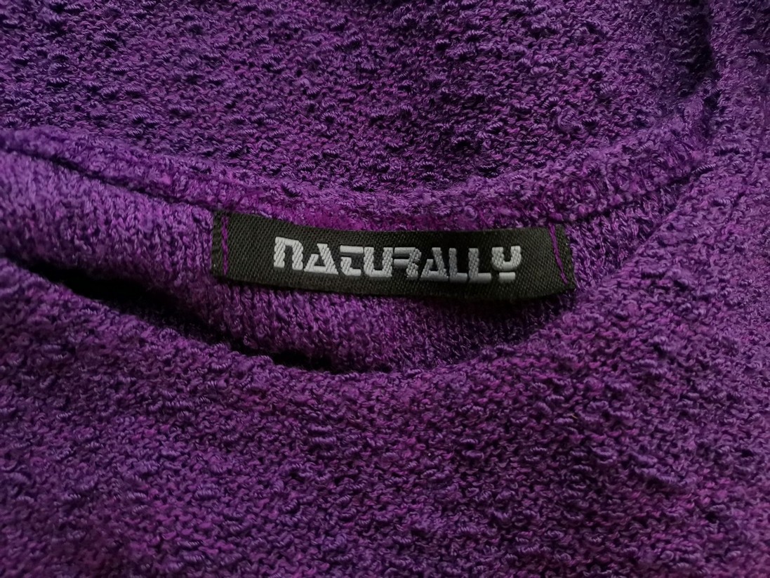 Naturally Rozmiar ONE SIZE (38/40) Kolor Fioletowy Okrągły dekolt Sukienka Sweterkowa Bezrękawnik Midi Materiał Rayon Naturally Rozmiar ONE SIZE (38/40) Kolor Fioletowy Okrągły dekolt Sukienka Sweterkowa Bezrękawnik Midi Materiał Rayon