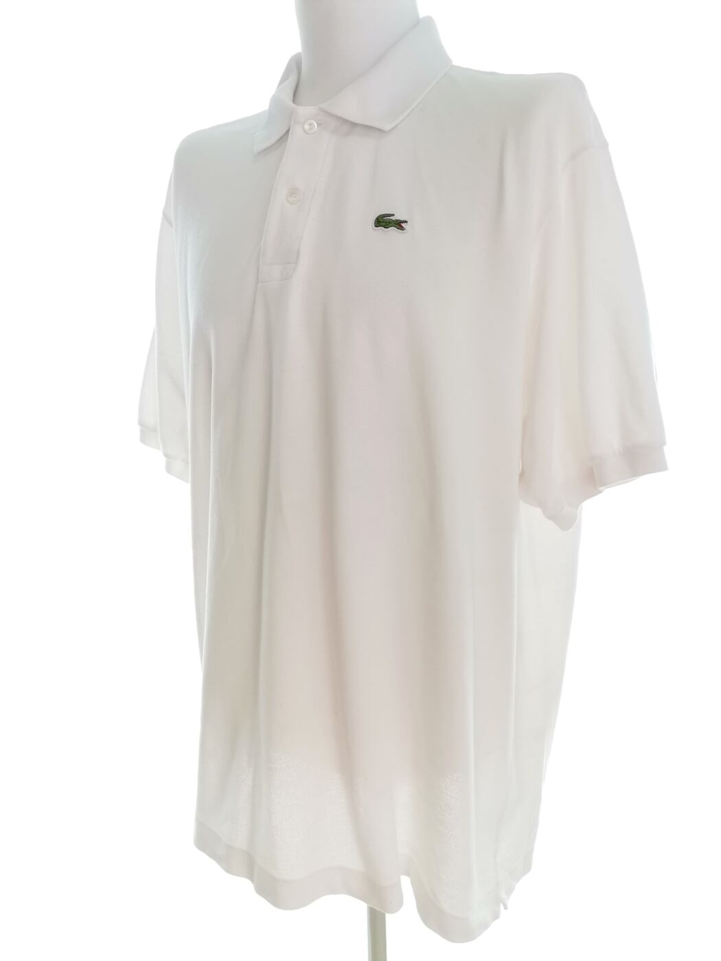 IMG_20220105_132340.jpg Lacoste Rozmiar 5 (XXL) Kolor Biały Kołnierz Męska Koszula Polo Krótki rękaw Materiał Bawełna 100%