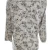 Soyaconcept Rozmiar S Kolor Kremowy Split Crew Neck Bluzka Rękaw 3/4 Materiał Modal