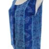 Avalon Collection Rozmiar 38/40 Kolor Niebieski Okrągły dekolt Bluzka Bezrękawnik Materiał Len