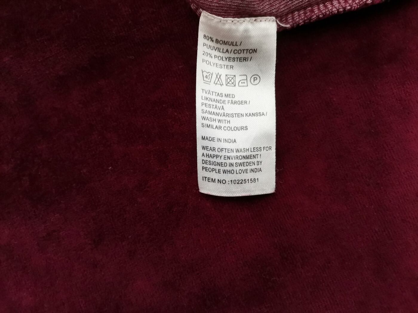 Indiska Rozmiar XL Kolor Purpurowy Okrągły dekolt Sukienka Sweterkowa Długi rękaw Do Kolan Materiał Bawełna Indiska Rozmiar XL Kolor Purpurowy Okrągły dekolt Sukienka Sweterkowa Długi rękaw Do Kolan Materiał Bawełna