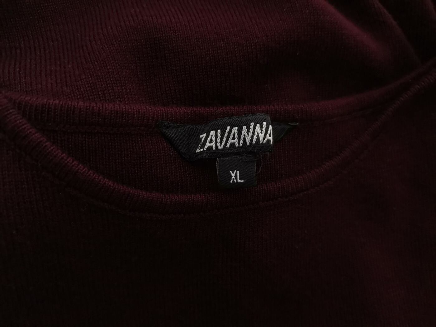 Zavanna Rozmiar XL Kolor Purpurowy Okrągły dekolt Sukienka Prostokątna Bezrękawnik Midi Zavanna Rozmiar XL Kolor Purpurowy Okrągły dekolt Sukienka Prostokątna Bezrękawnik Midi