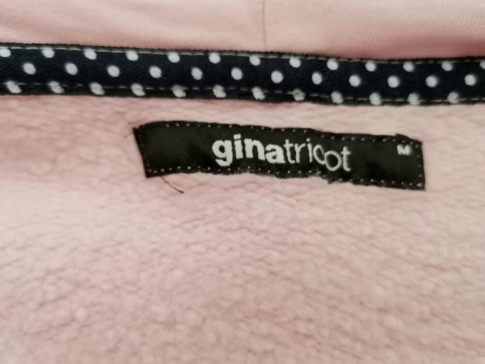 Gina Tricot Rozmiar M Kolor Różowy Bluza na suwak Długi rękaw Materiał Bawełna 100% Gina Tricot Rozmiar M Kolor Różowy Bluza na suwak Długi rękaw Materiał Bawełna 100%