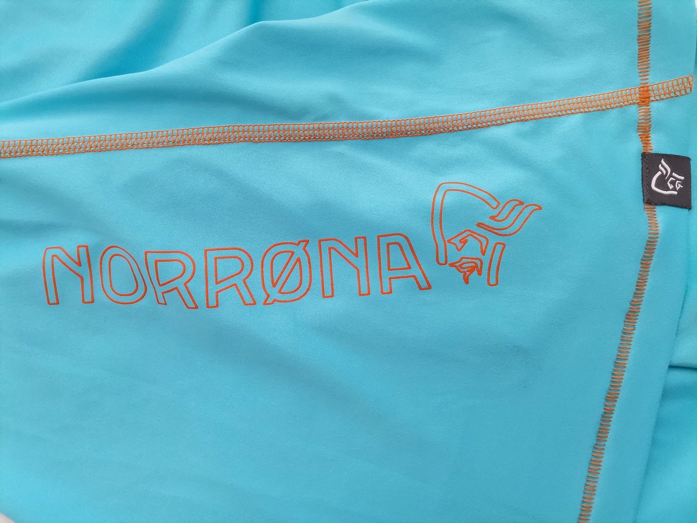 Norrona Rozmiar 34/36 Kolor Niebieski Okrągły dekolt Bluzka Bezrękawnik
