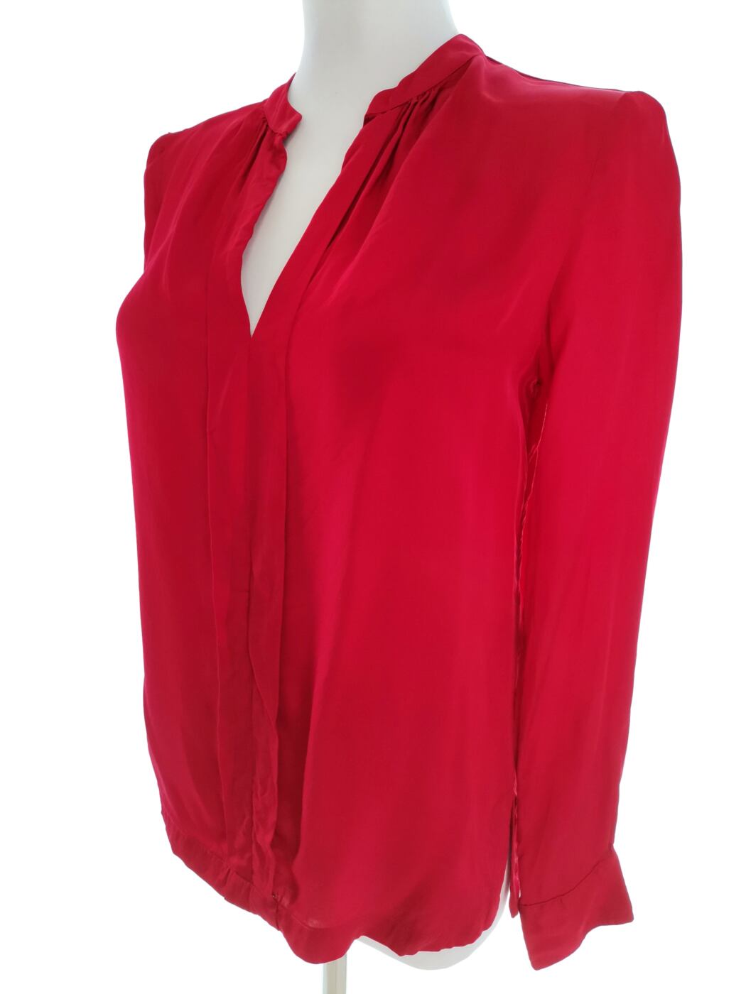 Gant Rozmiar 34 Kolor Czerwony Split Crew Neck Bluzka Długi rękaw Materiał Wiskoza 100%