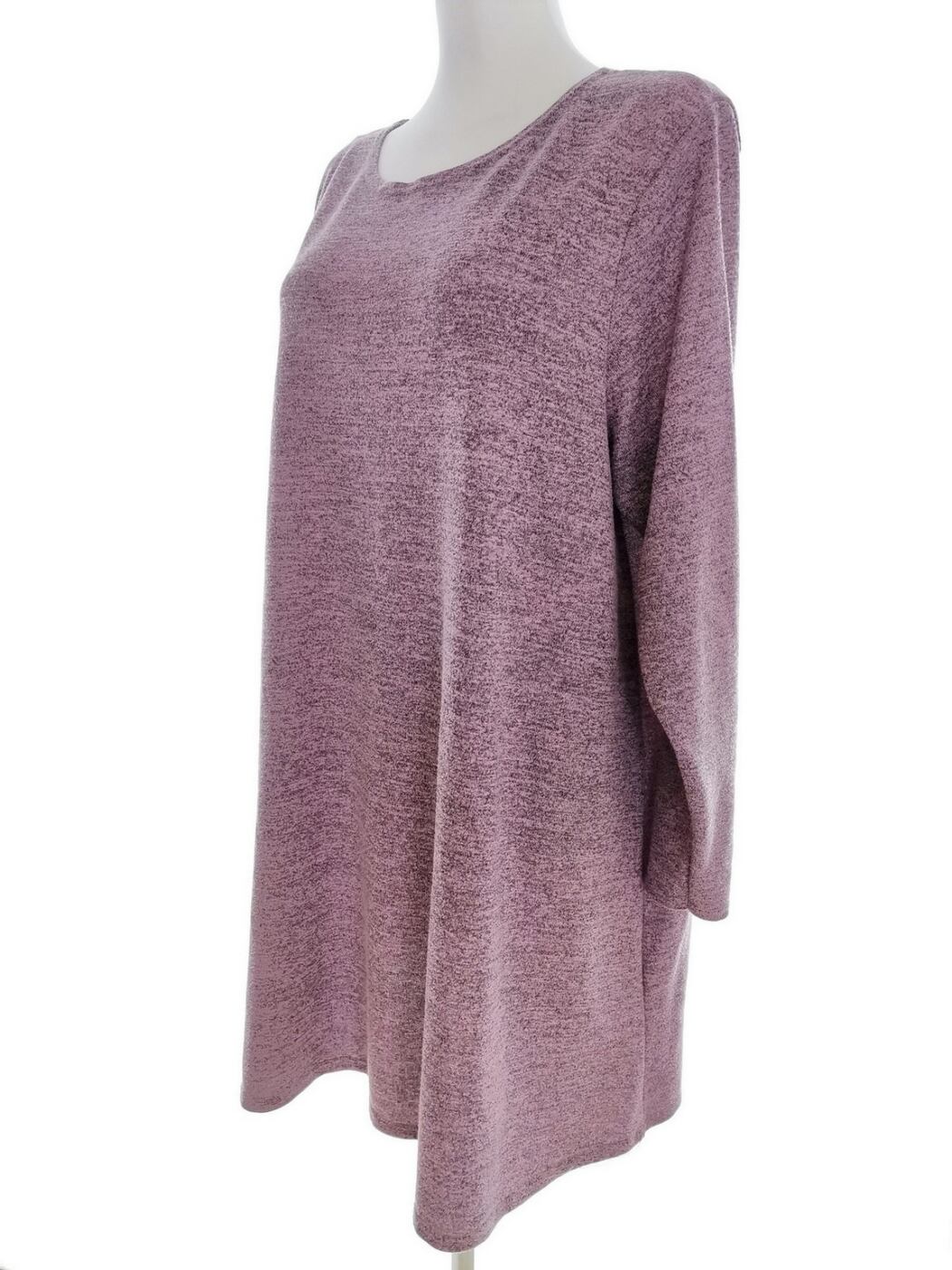 Boohoo Rozmiar 20 (48) Kolor Fioletowy Okrągły dekolt Sukienka Prostokątna Długi rękaw Do Kolan Boohoo Rozmiar 20 (48) Kolor Fioletowy Okrągły dekolt Sukienka Prostokątna Długi rękaw Do Kolan