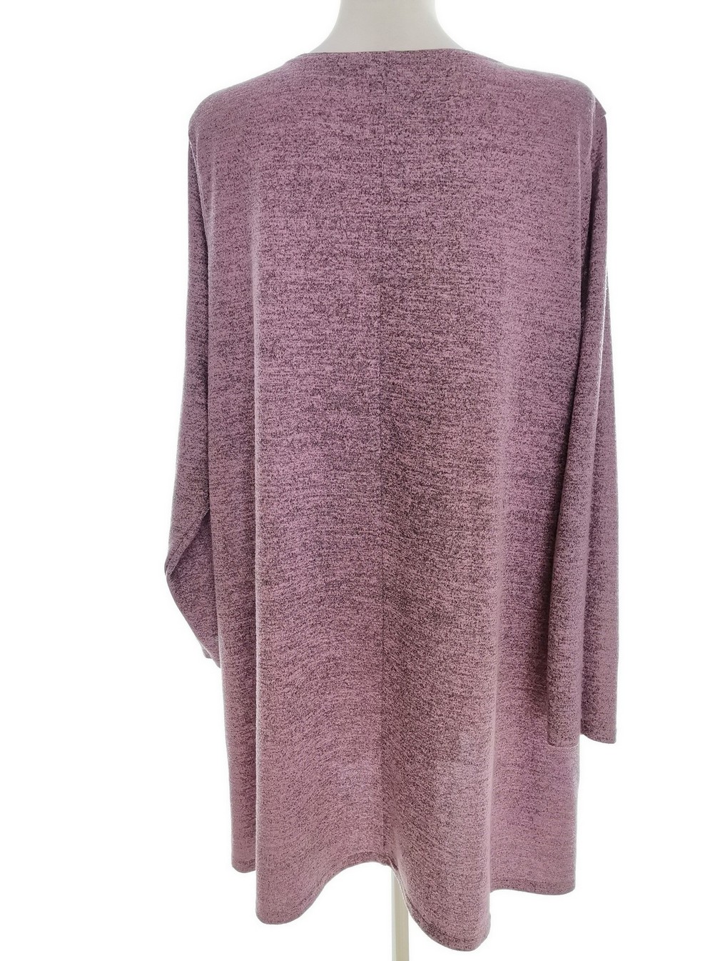 Boohoo Rozmiar 20 (48) Kolor Fioletowy Okrągły dekolt Sukienka Prostokątna Długi rękaw Do Kolan Boohoo Rozmiar 20 (48) Kolor Fioletowy Okrągły dekolt Sukienka Prostokątna Długi rękaw Do Kolan