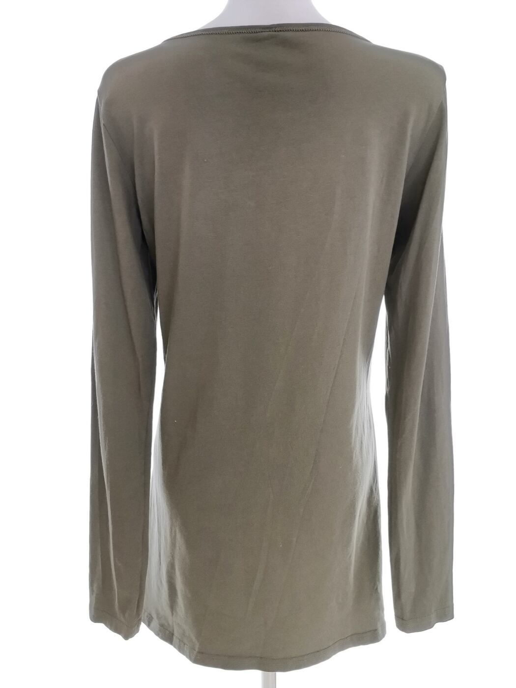 Vero moda Rozmiar XL Kolor Khaki Kwadratowy dekolt Tunika Bluzka Długi rękaw Materiał Bawełna Vero moda Rozmiar XL Kolor Khaki Kwadratowy dekolt Tunika Bluzka Długi rękaw Materiał Bawełna