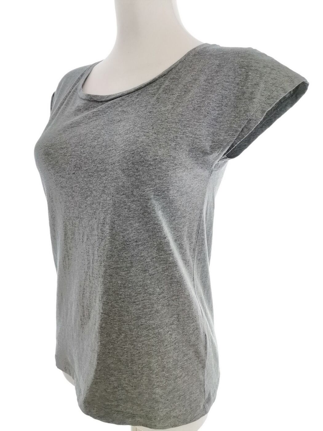 IMG_20220118_111659.jpg ACNE Studios Rozmiar XS Kolor Szary Okrągły dekolt T-Shirt Krótki rękaw Materiał Bawełna 100%