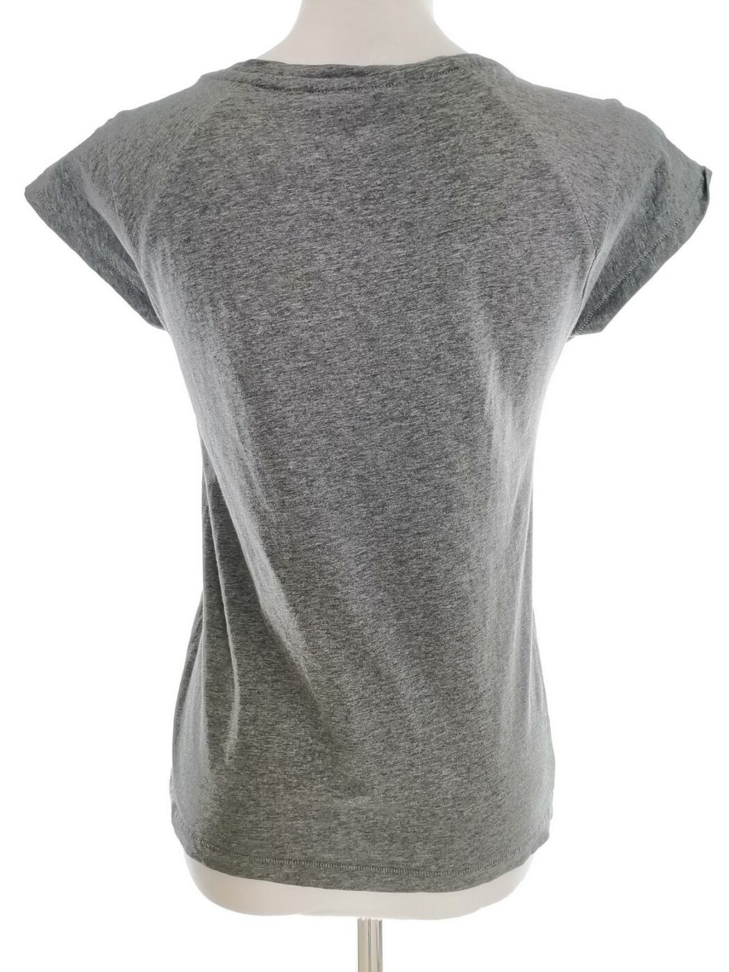 IMG_20220118_111705.jpg ACNE Studios Rozmiar XS Kolor Szary Okrągły dekolt T-Shirt Krótki rękaw Materiał Bawełna 100%
