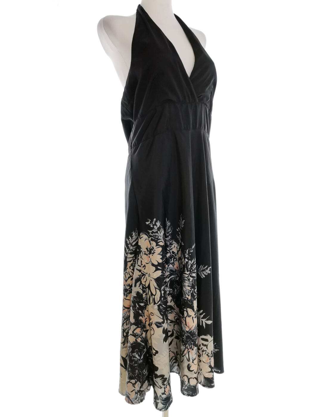 Vero moda Rozmiar 42 Kolor Czarny Halter Sukienka Maxi Bezrękawnik Długa Vero moda Rozmiar 42 Kolor Czarny Halter Sukienka Maxi Bezrękawnik Długa