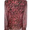 ALICE BIZOUS Rozmiar 36 Kolor Czarny Keyhole Crew Neck Bluzka Długi rękaw