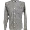 Jack & jones Rozmiar L Kolor Szary Pasy Kołnierz Męska Koszula Casual Długi rękaw Materiał Bawełna 100%