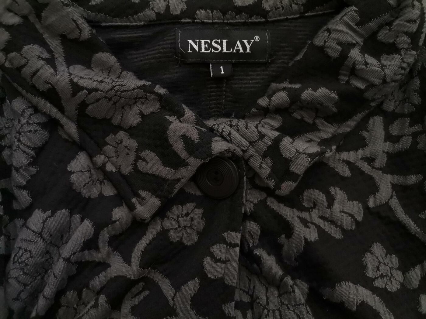 Neslay Rozmiar 1 (36) Kolor Szary Płaszcz Długi rękaw