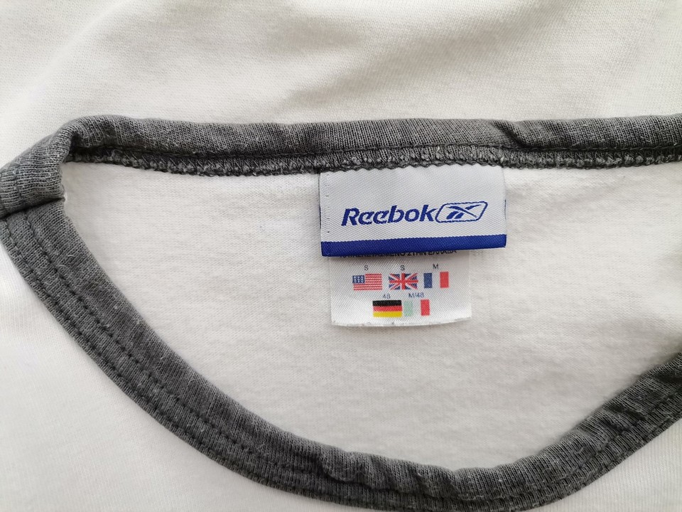 IMG_20220124_141119.jpg Reebok Rozmiar S Kolor Kremowy Okrągły dekolt Bluzka Długi rękaw Materiał Bawełna 100%