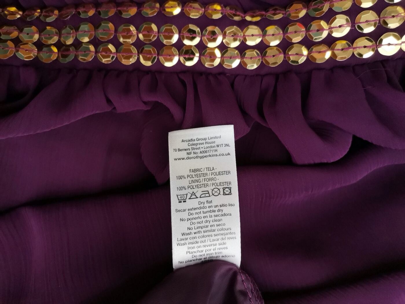 Dorothy perkins Rozmiar 14 (42) Kolor Fioletowy Odkryte Ramiona Suknia Balowa Sukienka Wieczorowa Bezrękawnik Midi Dorothy perkins Rozmiar 14 (42) Kolor Fioletowy Odkryte Ramiona Suknia Balowa Sukienka Wieczorowa Bezrękawnik Midi