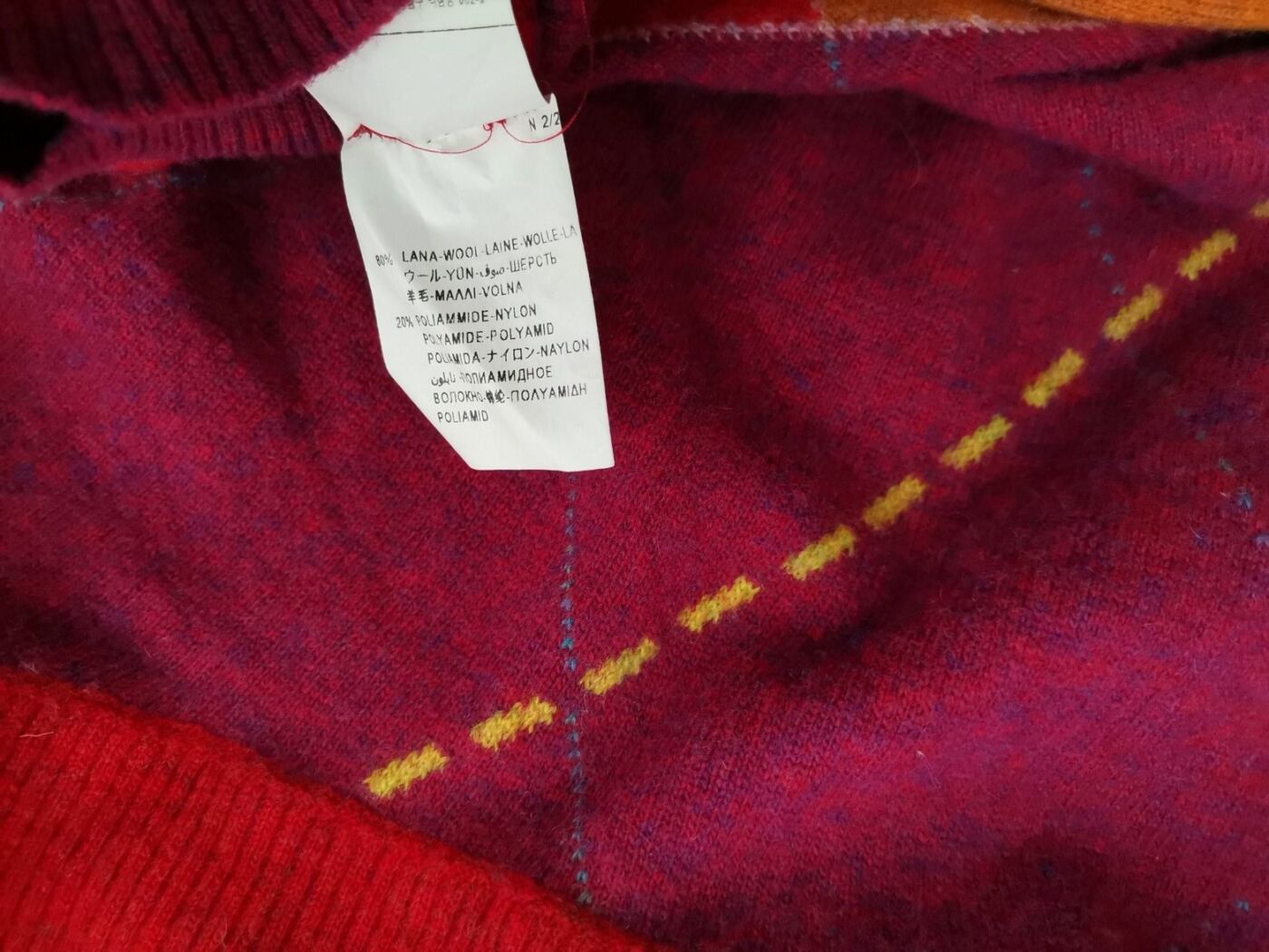 Stile Benetton Rozmiar M Kolor Fioletowy Golf Sukienka Sweterkowa Krótki rękaw Do Kolan Materiał Wełna Stile Benetton Rozmiar M Kolor Fioletowy Golf Sukienka Sweterkowa Krótki rękaw Do Kolan Materiał Wełna