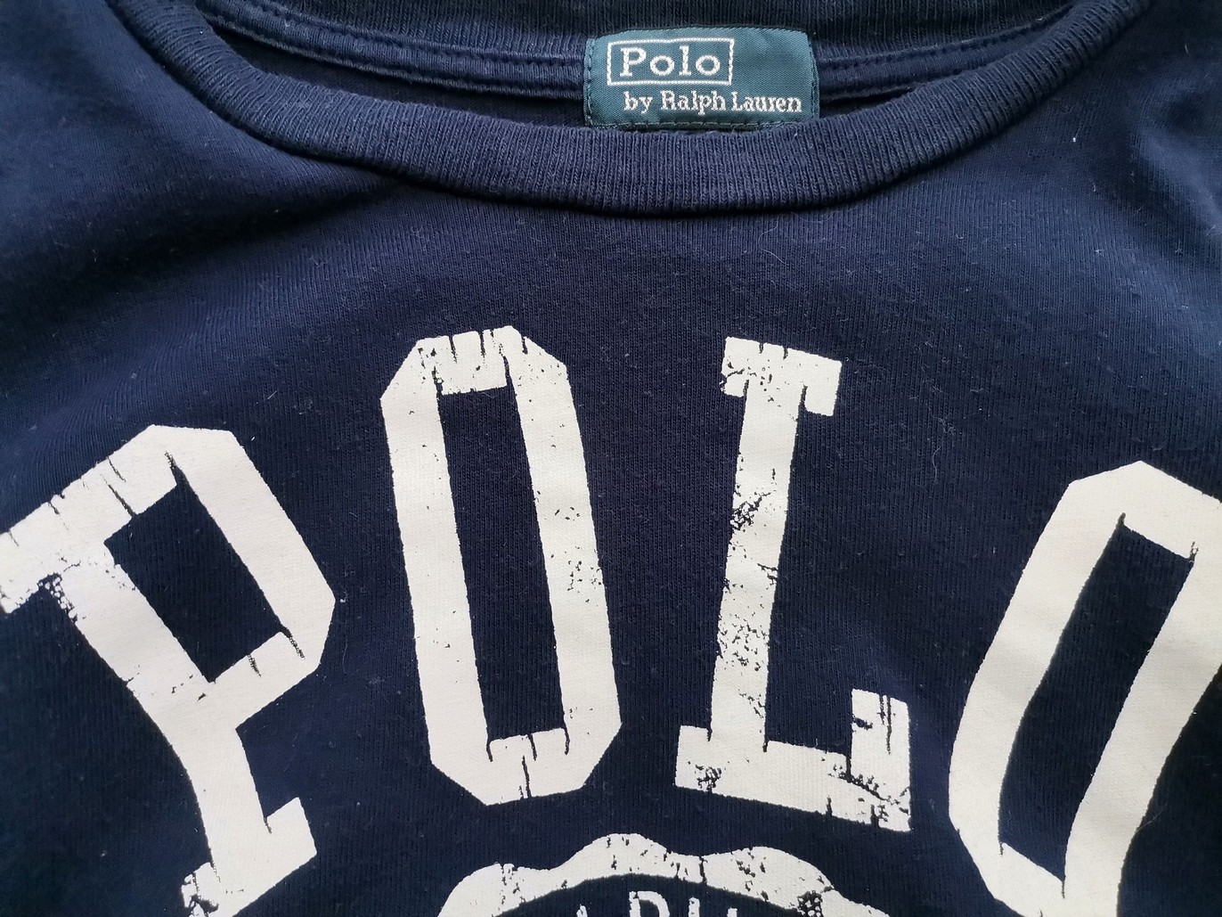 IMG_20220127_113110.jpg Polo Ralph Lauren Rozmiar 38/40 Kolor Granatowy Crew Neck Bluzka Rękaw 3/4