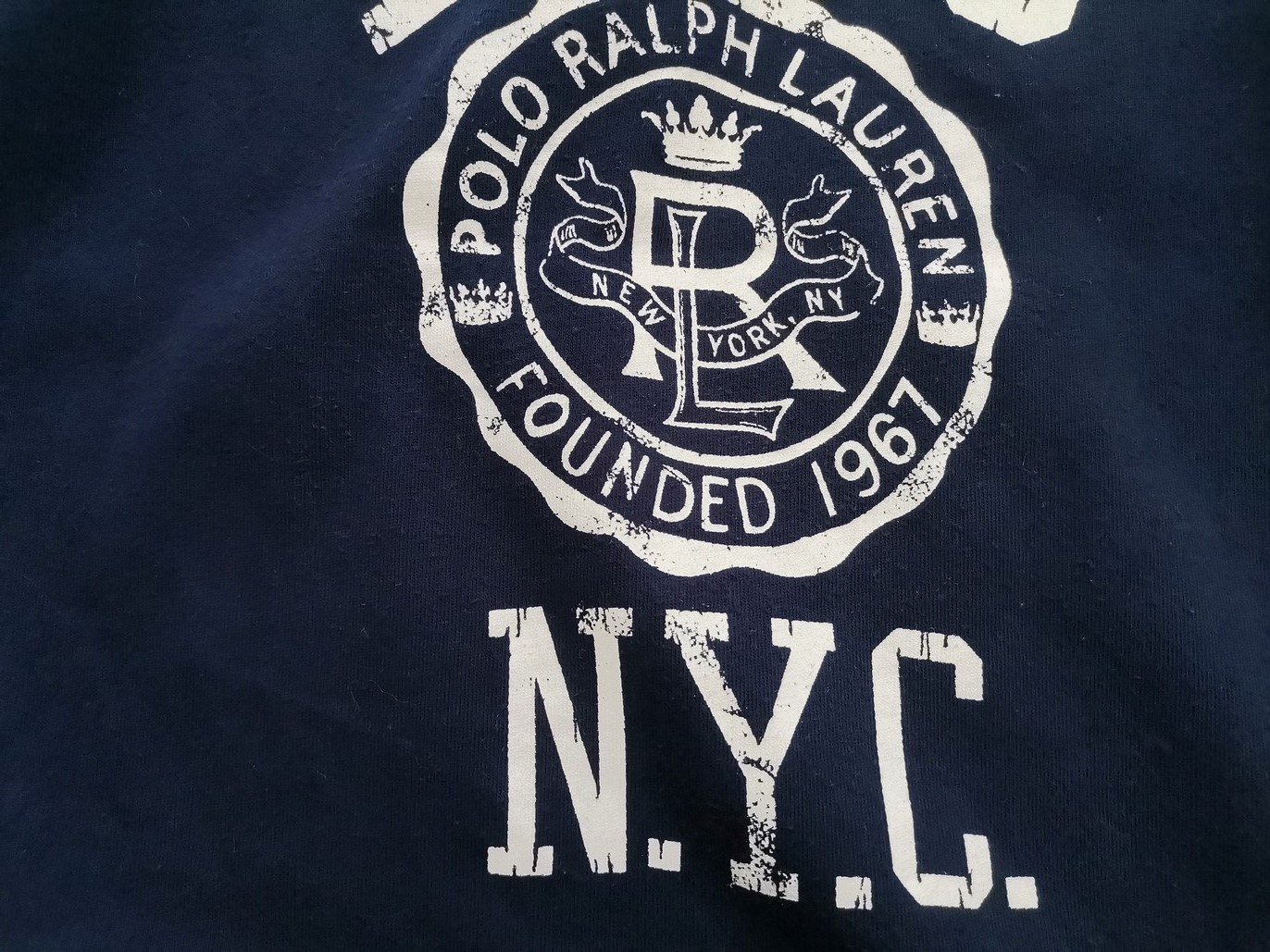IMG_20220127_113127.jpg Polo Ralph Lauren Rozmiar 38/40 Kolor Granatowy Crew Neck Bluzka Rękaw 3/4