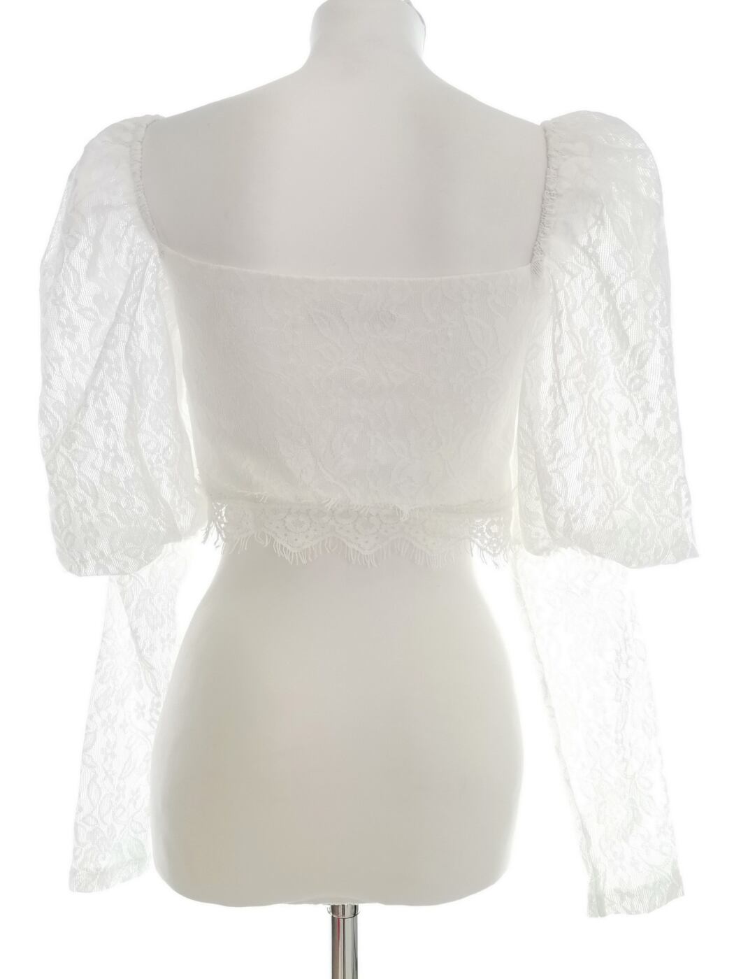 IMG_20220127_140212.jpg TRENDYOL Rozmiar 34 Kolor Biały Dekolt Serce Bluzka Crop Top Długi rękaw