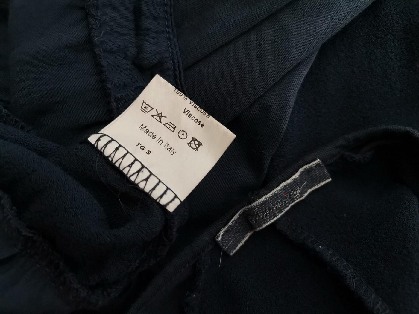 Amazing Rozmiar S Kolor Granatowy Crew Neck Bluzka Długi rękaw