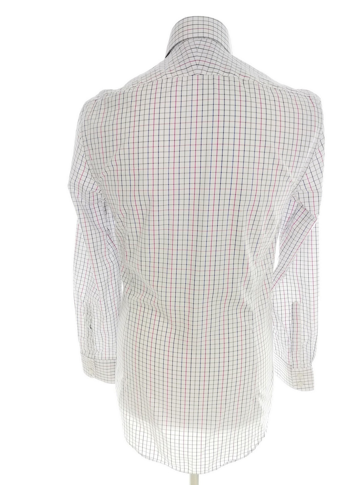 IMG_20220128_113740.jpg Charles Tyrwhitt Rozmiar 15 (38) Kolor Biały Krata Kołnierz Męska Koszula Elegancka Długi rękaw Materiał Bawełna 100%