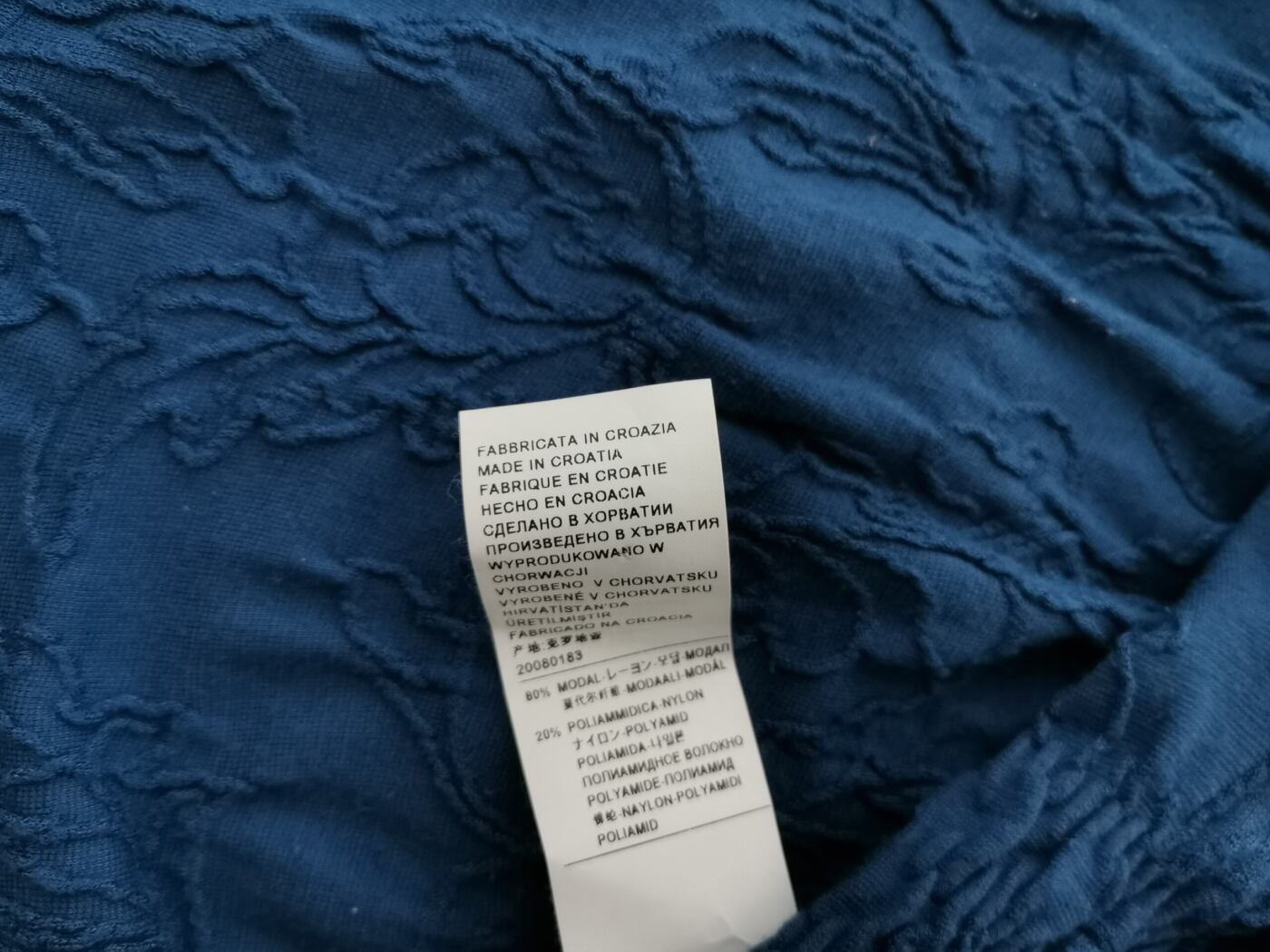 Sisley Rozmiar S Kolor Granatowy High Neck Sukienka Ołówkowa Krótki rękaw Do Kolan Materiał Modal Sisley Rozmiar S Kolor Granatowy High Neck Sukienka Ołówkowa Krótki rękaw Do Kolan Materiał Modal