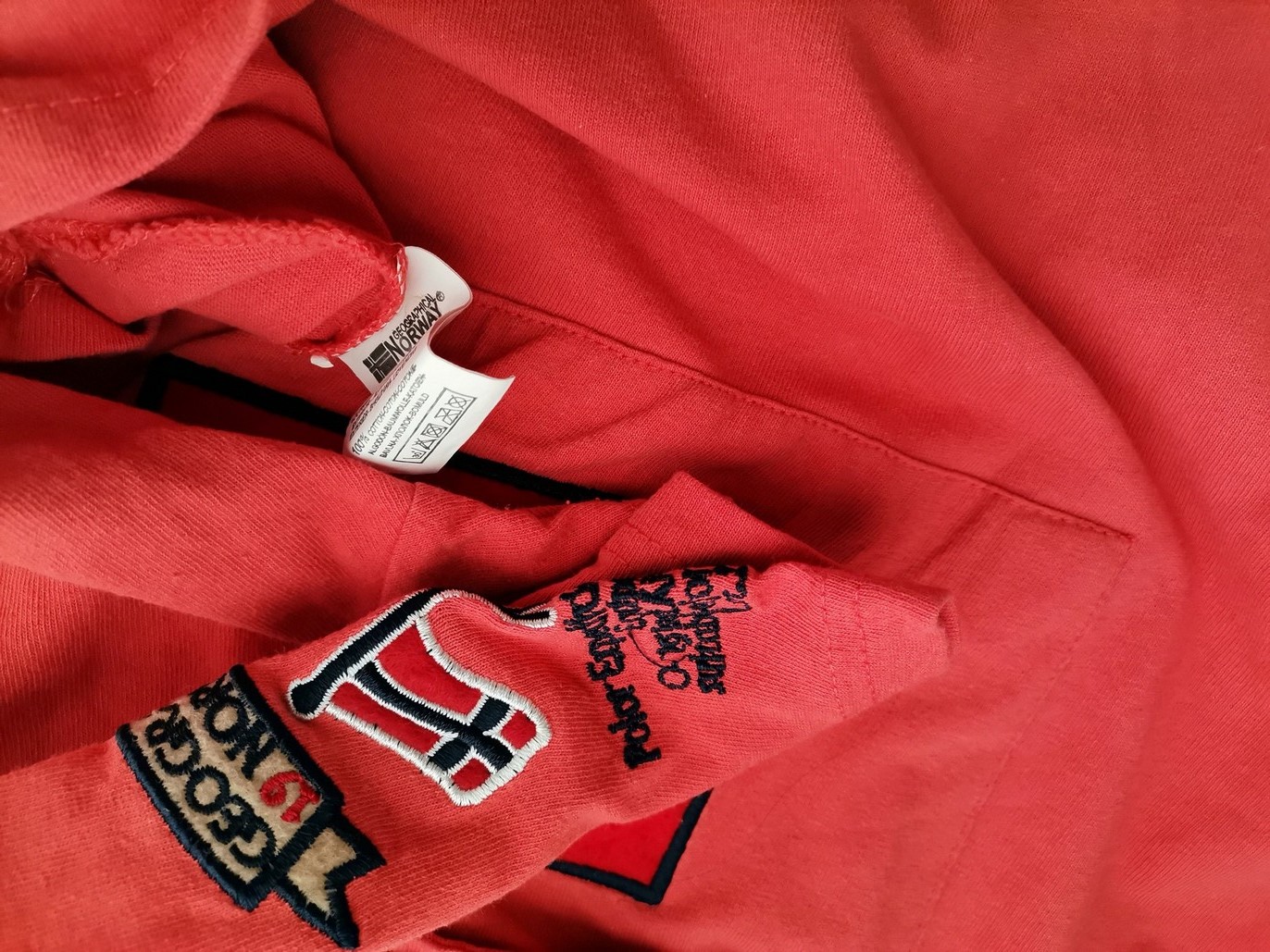 IMG_20220209_093815.jpg Geographical Norway Rozmiar XXL Kolor Pomarańczowy Męski T-Shirt Krótki rękaw Materiał Bawełna 100%
