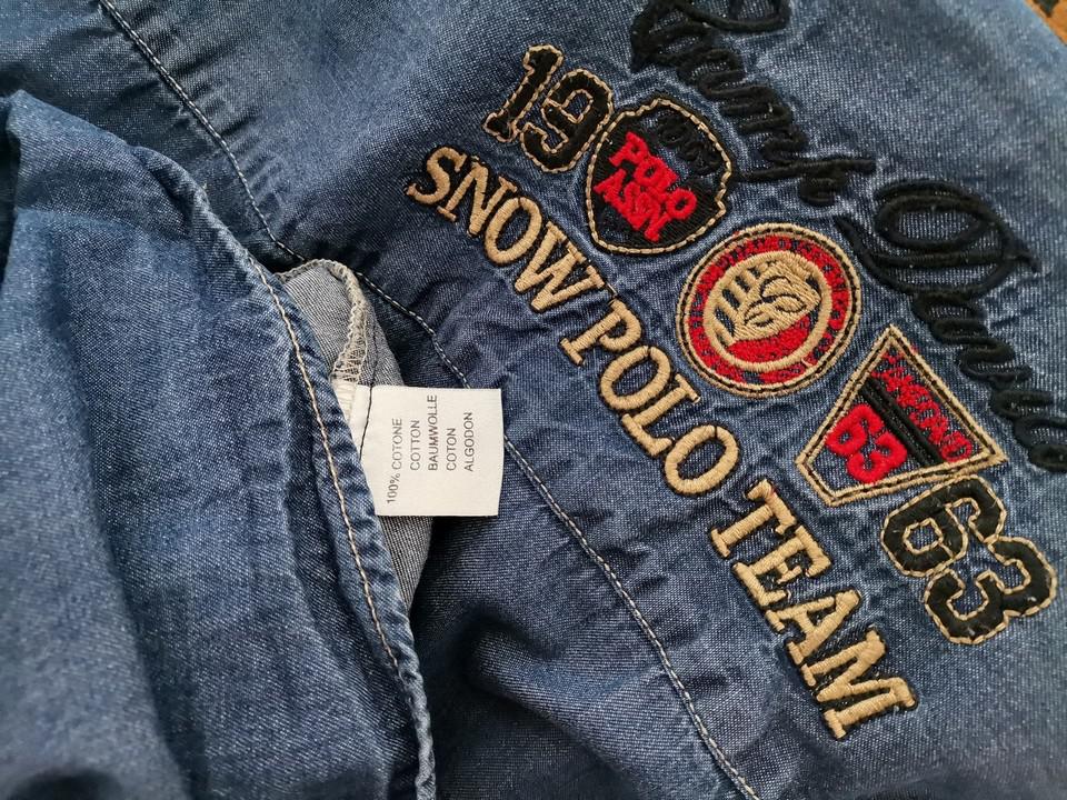 IMG_20220209_094607_r1.jpg CAMP DAVID Rozmiar XL Kolor Niebieski Kołnierz Męska Koszula Casual Długi rękaw Materiał Bawełna 100%