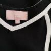 InWear Rozmiar XS Kolor Czarny W serek Sukienka Ołówkowa Bezrękawnik Do Kolan Materiał Wiskoza