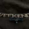 MaxMara WEEKEND Rozmiar M Kolor Brązowy Okrągły dekolt Sweter Długi rękaw Cienka dzianina