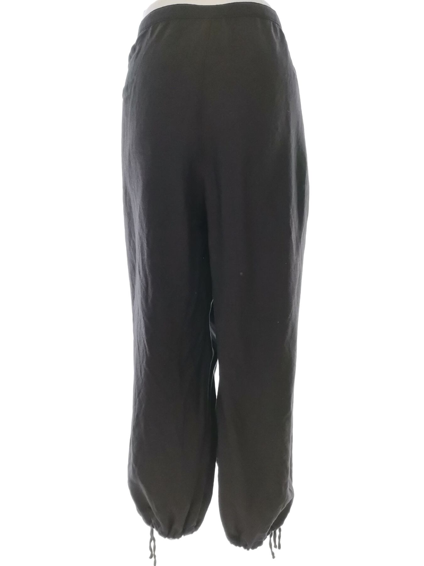 Pas Rozmiar 46/48 Kolor Czarny Spodnie Casual Materiał Len