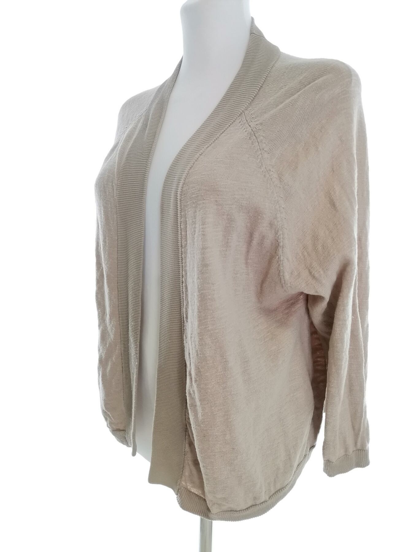 IMG_20220211_150609.jpg InWear Rozmiar XL Kolor Szary W serek Długi Otwarty Kardigan Długi rękaw Materiał Bawełna 100% Cienka dzianina