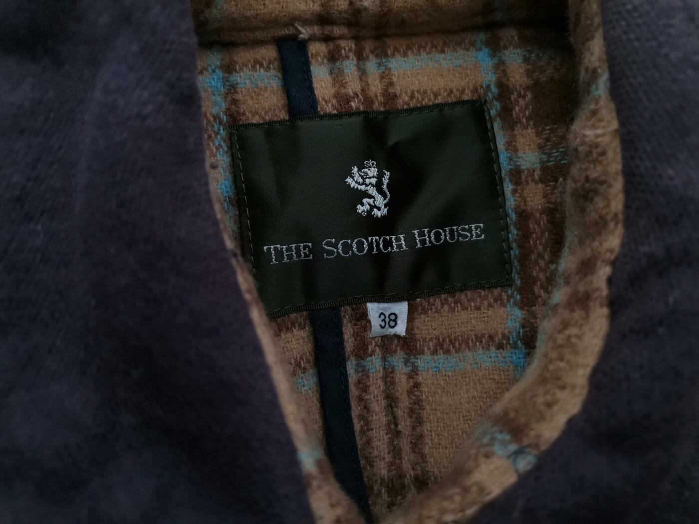 THE SCOTCH HOUSE Rozmiar 38 Kolor Granatowy Płaszcz Długi rękaw