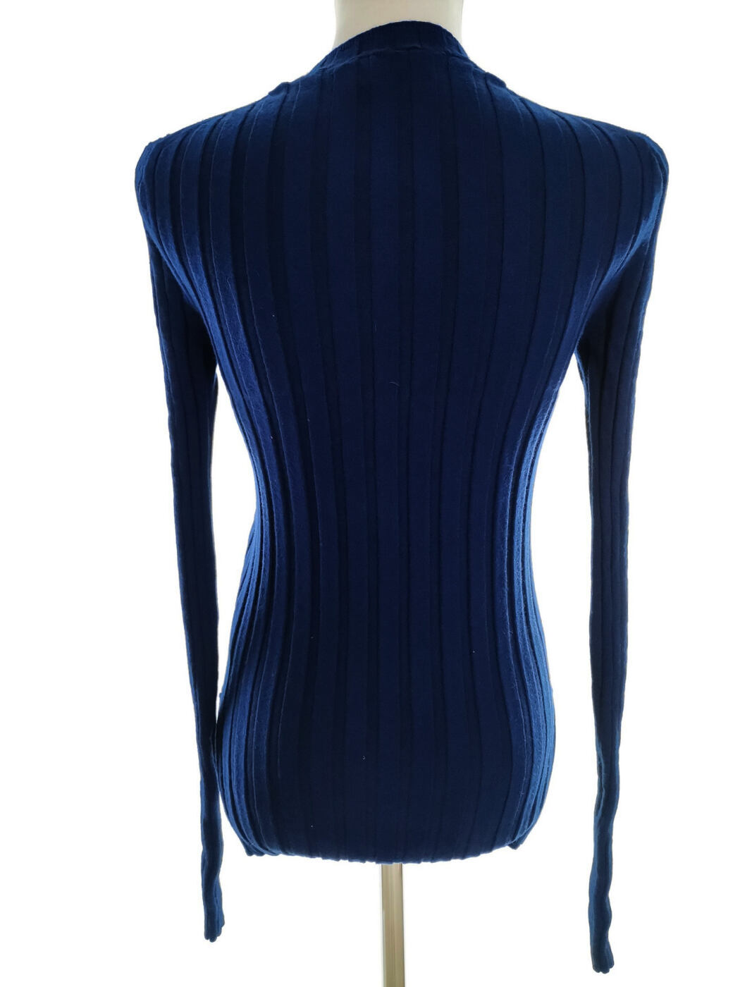 IMG_20220216_133211.jpg ACNE Studios Rozmiar M Kolor Granatowy Pół golf Sweter Długi rękaw Materiał Wełna Merino Cienka dzianina