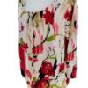 Lane Bryant Rozmiar 22/24 (50/52) Kolor Kremowy W łódkę Kardigan Zapinany Rękaw 3/4 Materiał Bawełna Cienka dzianina