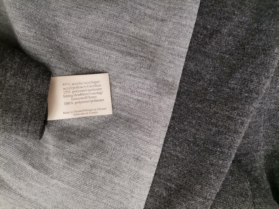 Laura ashley Rozmiar 8 (34) Kolor Szary Okrągły dekolt Sukienka Sweterkowa Krótki rękaw Midi Materiał Akryl Laura ashley Rozmiar 8 (34) Kolor Szary Okrągły dekolt Sukienka Sweterkowa Krótki rękaw Midi Materiał Akryl