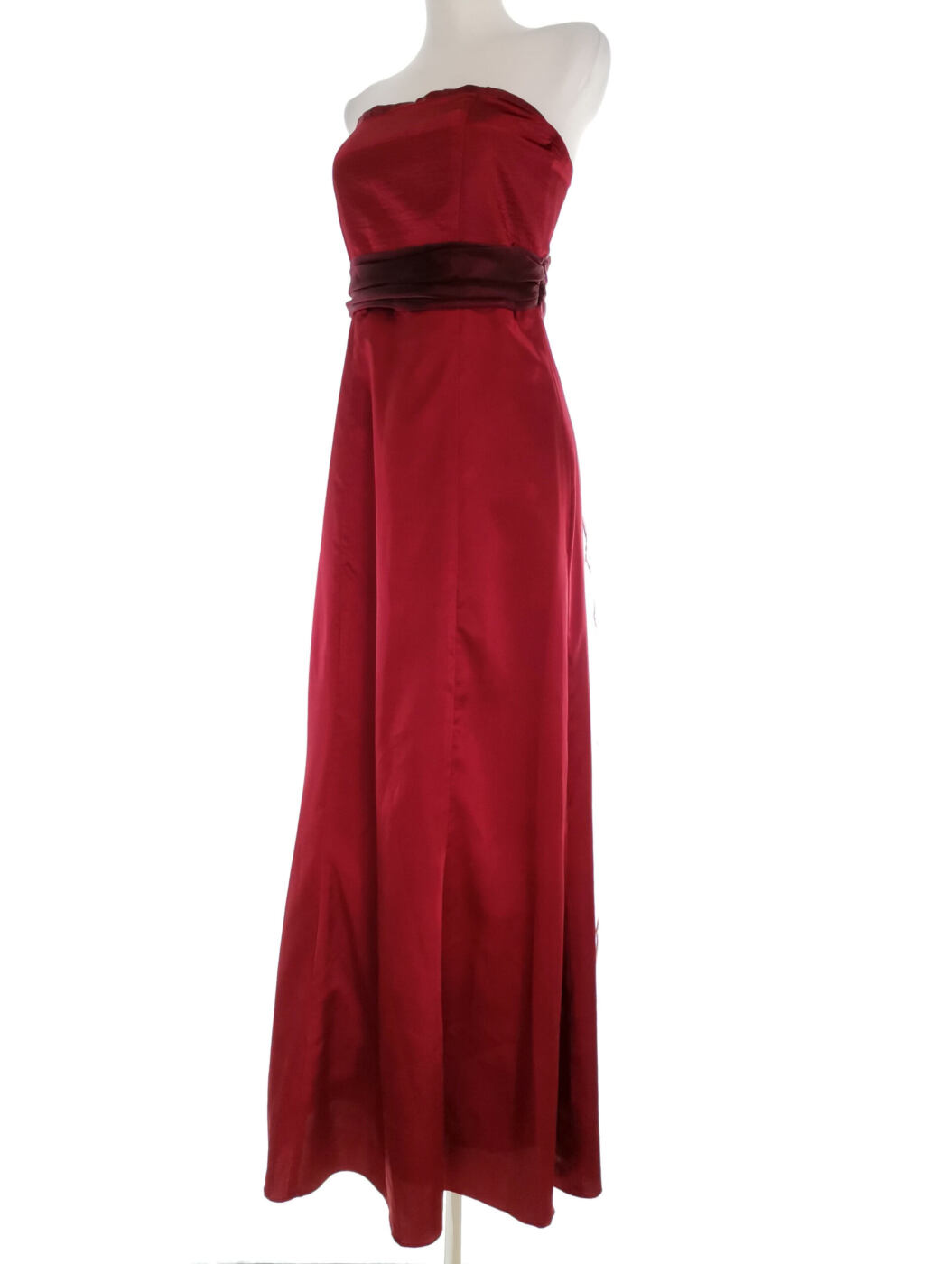 Vintage Rozmiar 34/36 Kolor Bordowy Odkryte Ramiona Suknia Balowa Sukienka Wieczorowa Bezrękawnik Długa Vintage Rozmiar 34/36 Kolor Bordowy Odkryte Ramiona Suknia Balowa Sukienka Wieczorowa Bezrękawnik Długa
