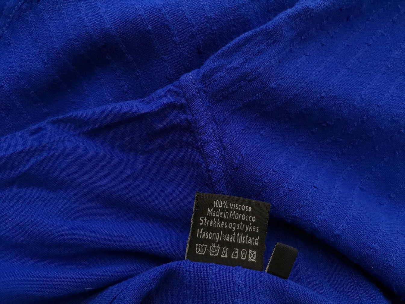 IMG_20220217_132444.jpg Kenza Natural Rozmiar S/M Kolor Niebieski Okrągły dekolt Bluzka Rękaw 3/4 Materiał Wiskoza 100%