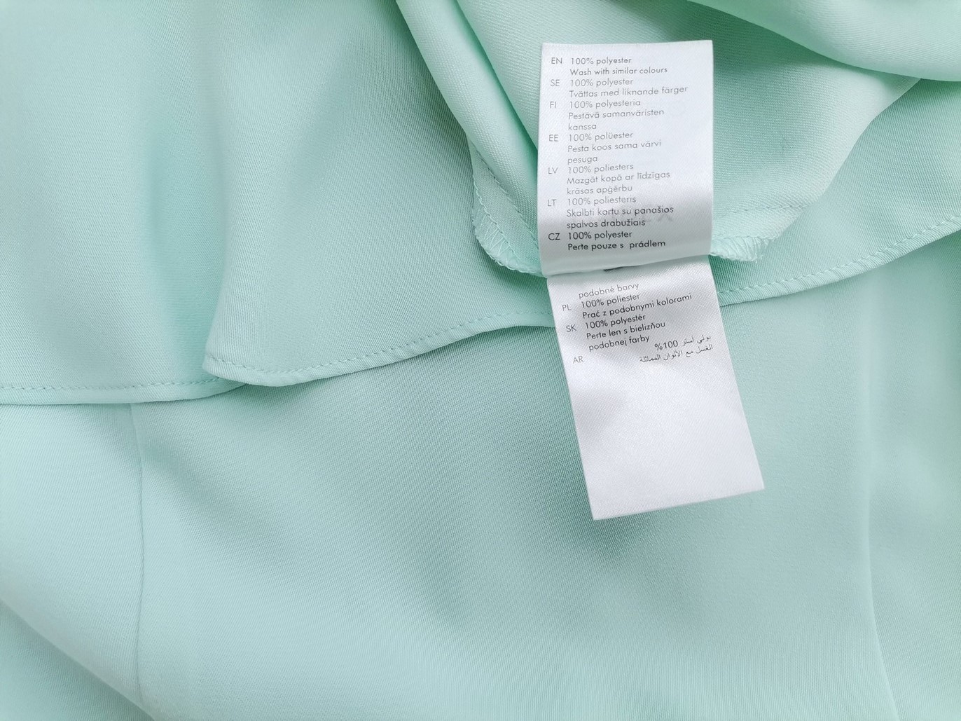 Lindex Rozmiar 14 (40) Kolor Miętowy Odkryte Ramiona Sukienka Maxi Krótki rękaw Długa