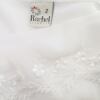 Rachel lingerie Rozmiar 2 (38) Kolor Biały Odkryte Ramiona Sukienka Slip Bezrękawnik Do Kolan