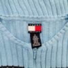 Tommy hilfiger Rozmiar M Kolor Niebieski Okrągły dekolt Kardigan na suwak Długi rękaw Materiał Bawełna 100% Cienka dzianina