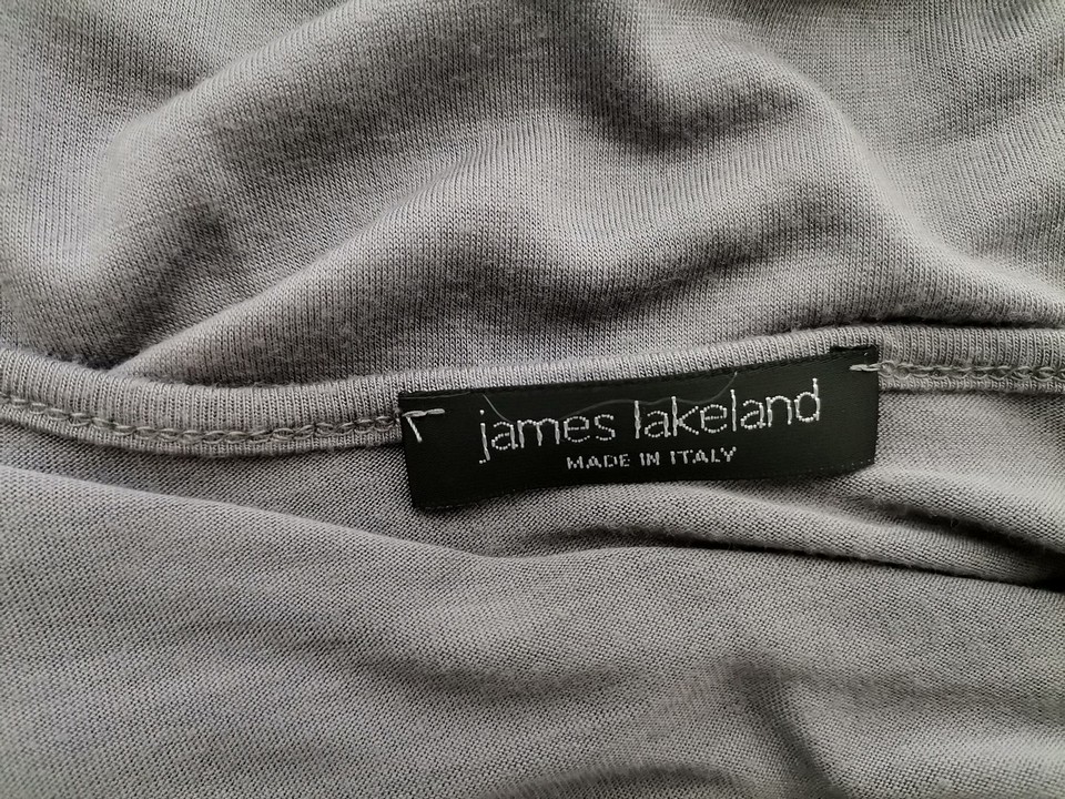 IMG_20220218_135538.jpg JAMES LAKELAND Rozmiar L Kolor Szary Okrągły dekolt Bluzka Długi rękaw Materiał Wiskoza 100%
