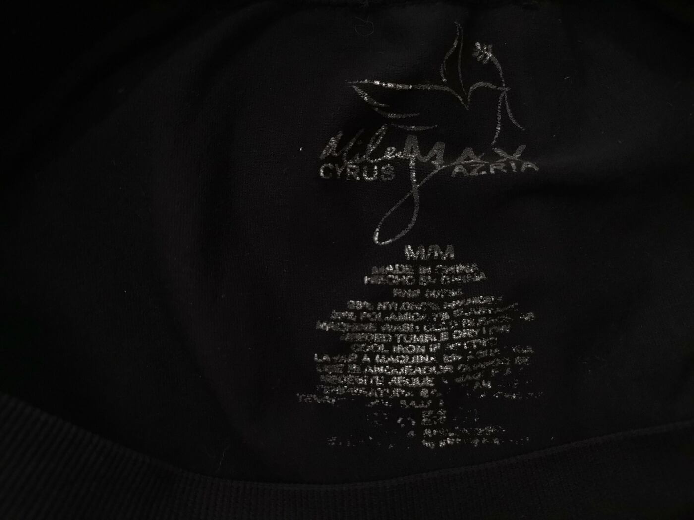 IMG_20220221_115801.jpg Miley Cyrus Max Azria Rozmiar M Kolor Czarny Legginsy