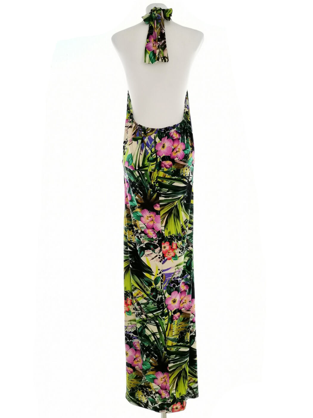 resort Rozmiar 22 (50) Kolor Zielony Halter Sukienka Maxi Bezrękawnik Długa resort Rozmiar 22 (50) Kolor Zielony Halter Sukienka Maxi Bezrękawnik Długa