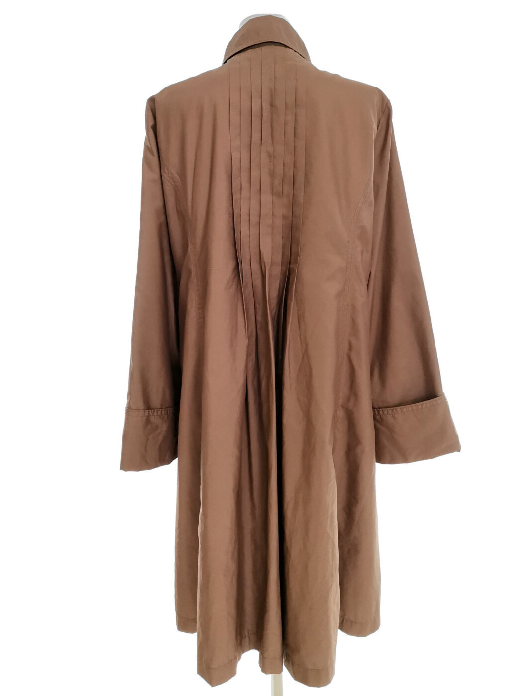 IMG_20220222_102558.jpg ZARA BASIC Rozmiar XL Kolor Brązowy Płaszcz Długi rękaw