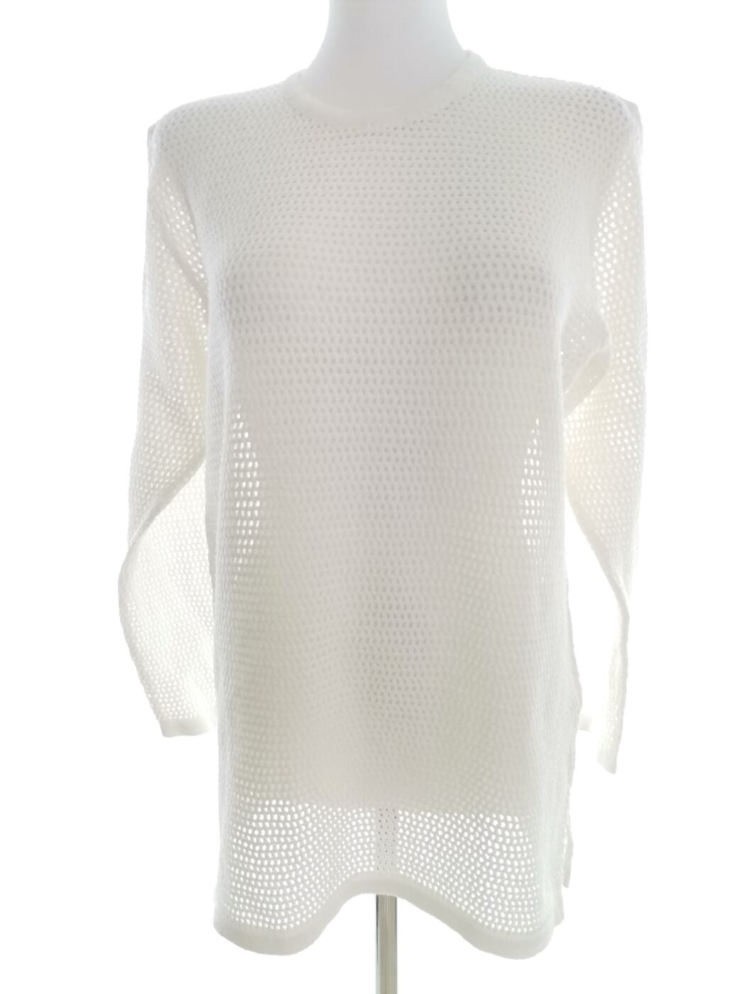 ROBERTO SARTO Rozmiar 42/44 Kolor Biały Crew Neck Tunika Bluzka Długi rękaw Materiał Bawełna
