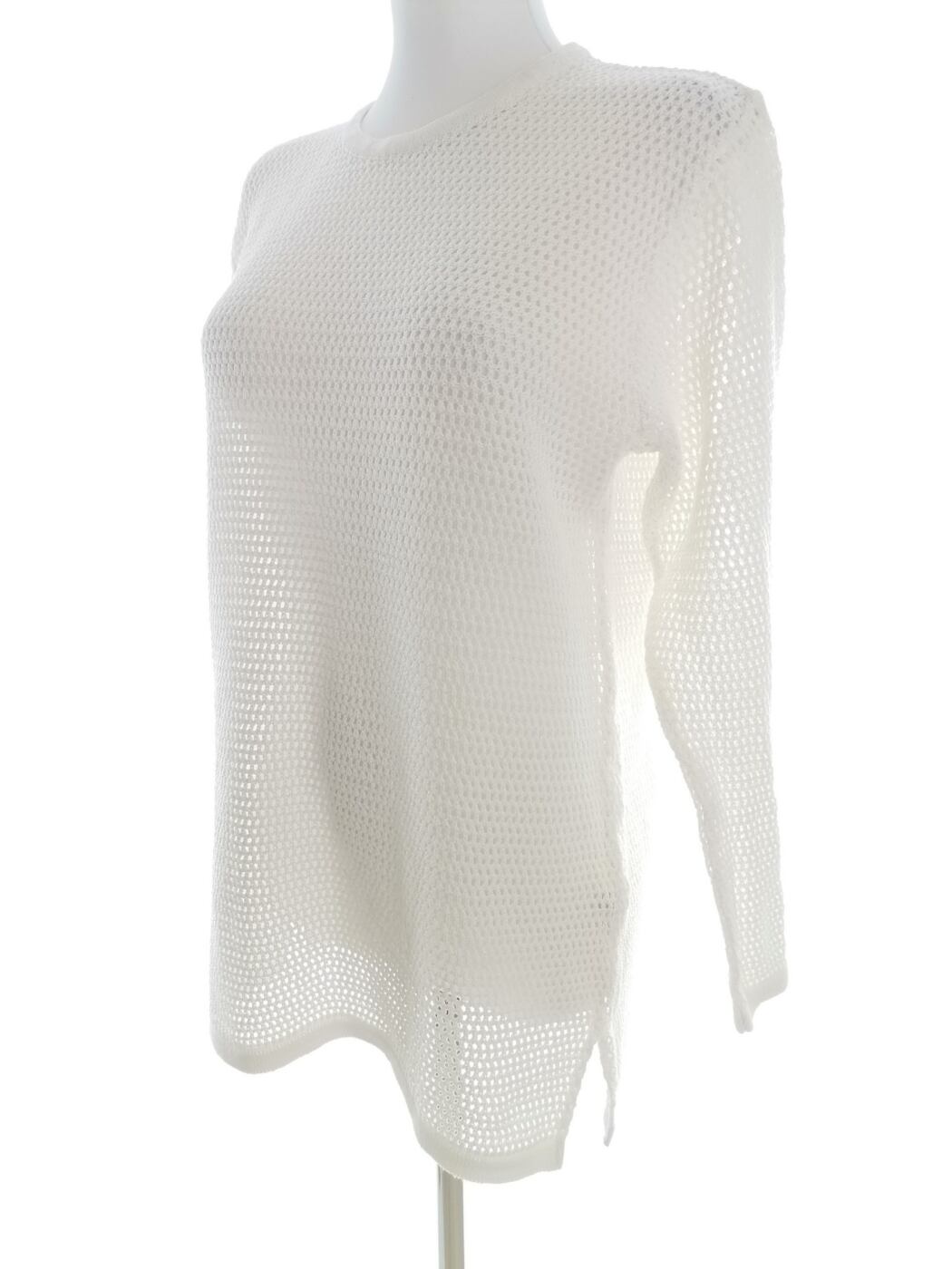 ROBERTO SARTO Rozmiar 42/44 Kolor Biały Crew Neck Tunika Bluzka Długi rękaw Materiał Bawełna ROBERTO SARTO Rozmiar 42/44 Kolor Biały Crew Neck Tunika Bluzka Długi rękaw Materiał Bawełna