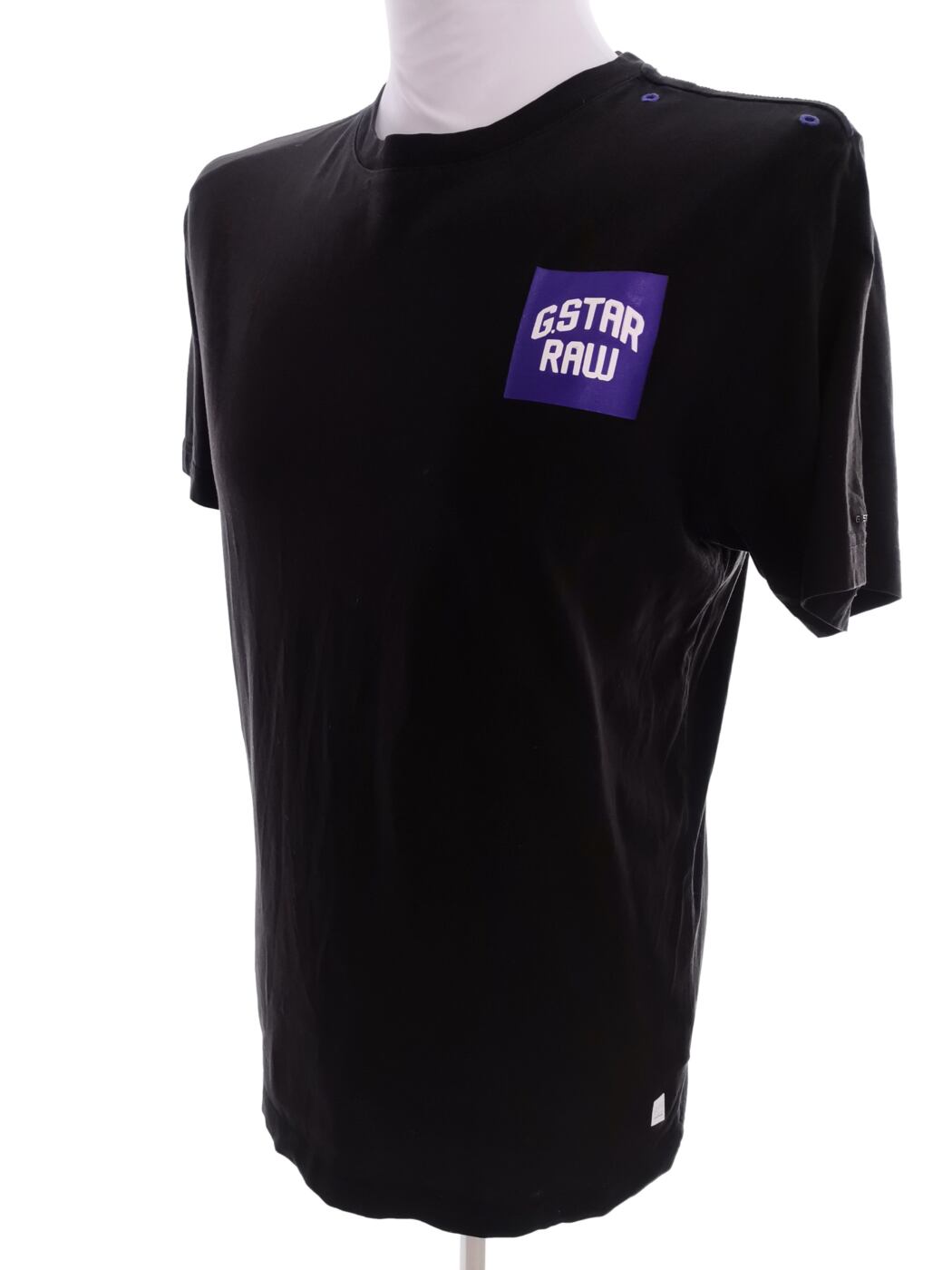 IMG_20220223_132008.jpg G-Star Raw Rozmiar L Kolor Czarny Męski T-Shirt Krótki rękaw Materiał Bawełna 100%